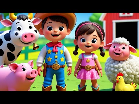 Bobby & Binny’s amazing Farm Adventure Song | Farm animals and roles@tunesntalesTV