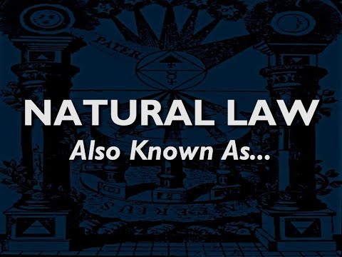 NATURAL LAW: Also Known As...