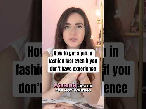 Initiative will help you get into fashion faster!