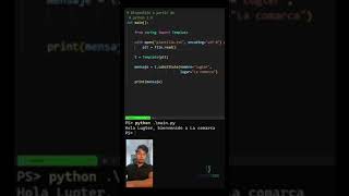 StringTemplate en Python #PythonTips #StringTemplate #PythonForBeginner #CodeProductivity