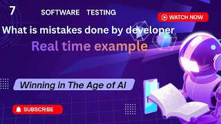 What is mistakes done by developer there will be defect  in the software  manual testing software