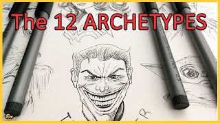 What are the Archetypes? │ Carl Jung 12 Archetypes │ Time lapse Art and Voice over explanations