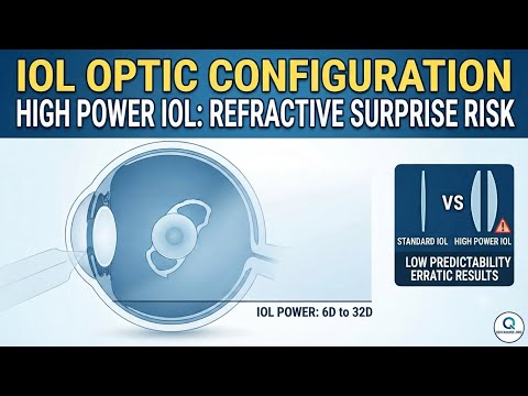 IOL optic configuration and relation with refractive surprise with a IOL  (follow quickguide.org)