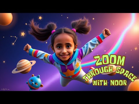 Zoom Zoom to the Stars! 🚀🌟🪐 Fun Space Song with Noor for Kids