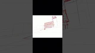My background art Process part 2 #animation #art #backgroundart #animationbackground #comics