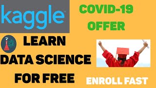 How to learn DATA SCIENCE for FREE||KAGGLE OFFER| #datascience #freecertification