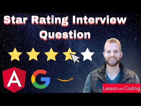 Amazon Star Rating Interview Question in Angular | Front End