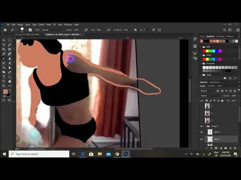 Artwork 4 - The Pole Dancer - Frame by Frame Animation Using Photoshop