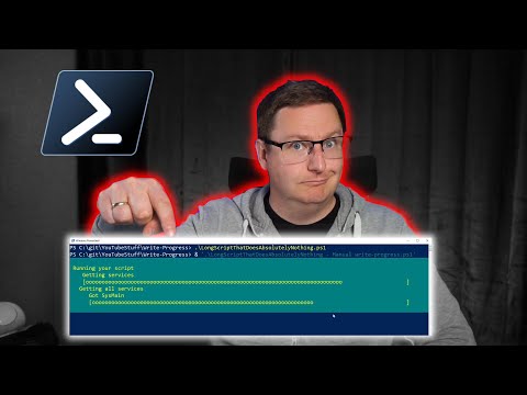 How to write progress bars with PowerShell