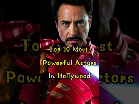 Top 10 Most Powerful Actors In Hollywood | 2024 🤩 | #shorts
