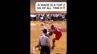Dwyane Wade is the 3rd best SG EVER!
