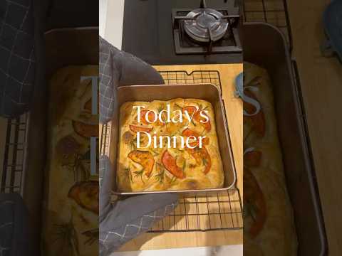 Today’ Dinner #dinner #cooking #recipe #focaccia #dayinthelife #dayinmylife #minivlog #asmr