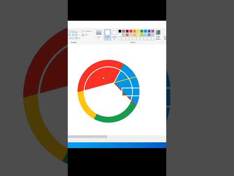 Google Logo in MSPAINT #easydrawing #easypainting #simple #simplelogo #simpledra @prashantsethi2025
