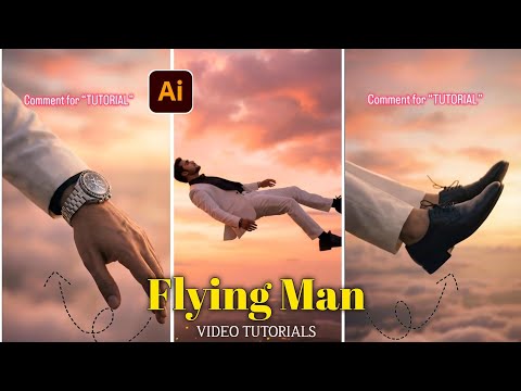 Man Flying For Sky Video Editing | How To Make Ai Flying Videos In The Sky