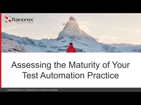 Assessing the Maturity of Your Test Automation Practice