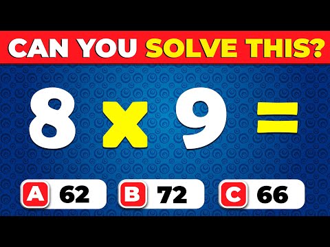 Can You Pass This Maths Test? Only Geniuses Can! ✏️📐