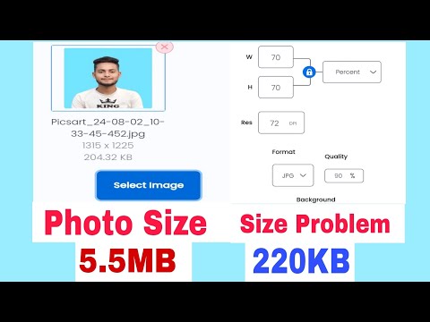 photo size problem / how to photo resize