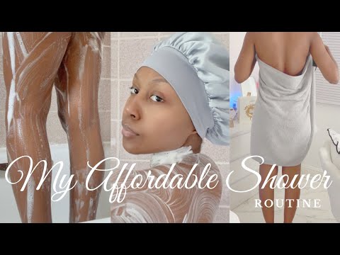 MY SIMPLE AFFORDABLE SHOWER ROUTINE FOR SOFT SILKY SMOOTH SKIN 😍 | SMELL EDIBLE ALL DAY 💖