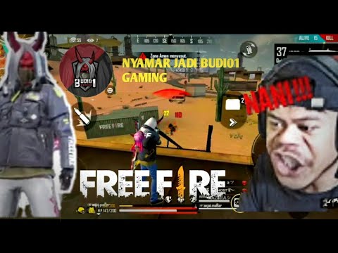 NYAMAR JADI BUDI01 GAMING MUSUH AUTO NYERAH || Free fire indonesia