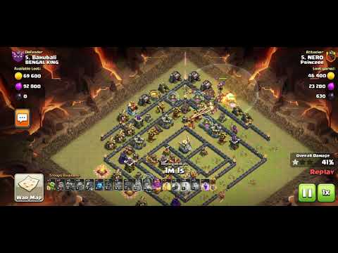 Anti hog three star attack by nero... Clan mate... War stargey three star ⭐🌟⭐ attacks. Clan PRINCEE
