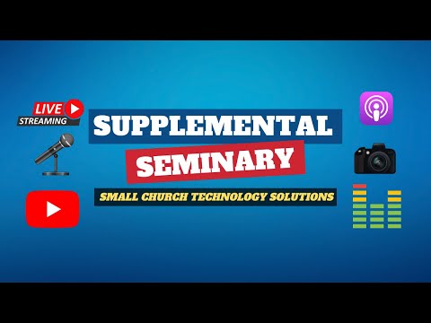 Testing New Live Stream Set-Up, and Taking Your Church Tech Questions, Come Hang Out!