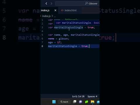 Beginners tutorial for javascript...HOW TO USE JAVASCRIPT..#programming #coding #easteregg