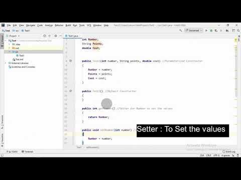 Basic Java Programming #4 | How to write constructor, getter and setter | Shortcut keys in java |