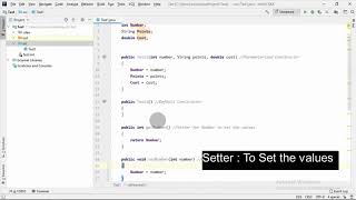 Basic Java Programming #4 | How to write constructor, getter and setter | Shortcut keys in java |