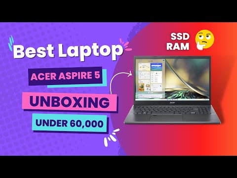 Acer Aspire 5 A515-57 gaming laptop with 4GB RTX 2050 Graphics! | Best Gaming Laptop Under 60000!