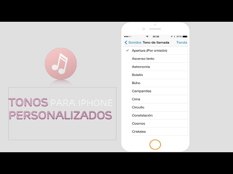 Tonos Personalizados para Iphone Ipad Ipod IOS 10