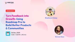 Turn Feedback into Growth Using Roadmap Pro to Build Better Products & Communities