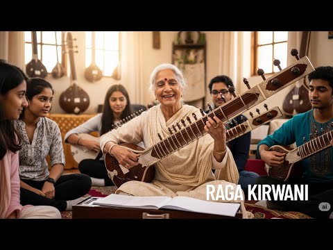 Raga Kirwani | Sitar & Ghatam Fusion | Indian Classical Blend of Carnatic & Hindustani Styles
