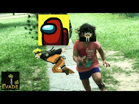 Getting chase by bots, forgot to pay their debts. (Roblox Evade)