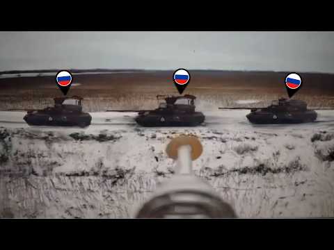 Ukraine Destroys Russian Special Tank Convoy in Donetsk Region