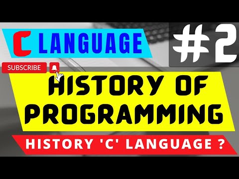 #2 History Of Programming Language | C Language Tutorial / By @Shikharecoder