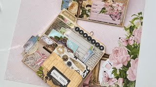 REMOVABLE FILE FOLDER POCKET CLIP Tutorial for Junk Journals File Folder Craft