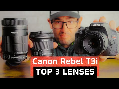 Canon Rebel T3i 600D DSLR Camera: 2024's Best Lenses to Use!