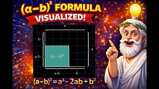 (A − B)² Explained Visually | Algebra Identity Made Easy | AP Math Studio