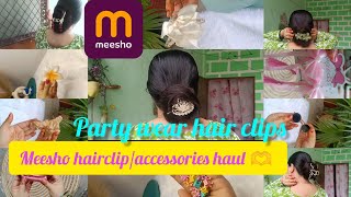 Meesho hair accessories/ hair clips haul 🫶/ meeshofinds/ kids hair accessories