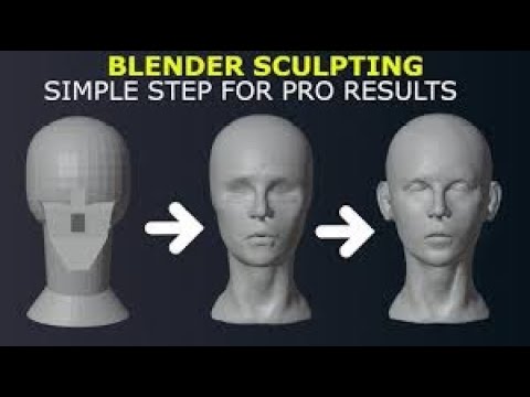 HOW TO MODEL A 3D HEAD IN BLENDER - MARVVEE