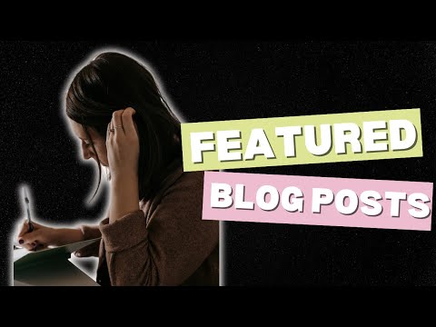 How to Set Up Featured Blog Posts in Showit | Showcase Your Best Content