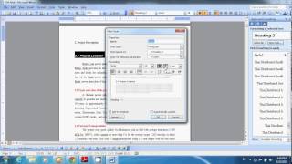 Word 2003: Table of content, Table of Figures, List of Tables