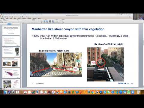 Reinaldo Valenzuela: Reliable 90% Coverage and Rate Prediction of mmWave Links using New Measurement