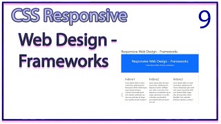 CSS Advance Responsive Web Design - Frameworks