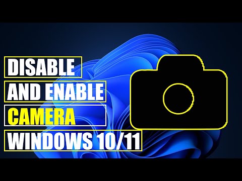 How To Disable or Enable Webcam Camera in Laptop Windows 11/10 | Windows Camera