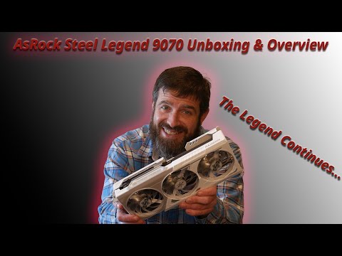 AsRock Steel Legend 9070 Unboxing and Overview - No Riddles to THIS Steel.