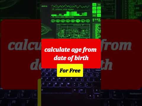 Excel formula to calculator age - calculate age from date of birth - excel functions and formulas