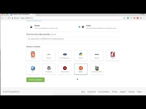 Setup a Ruby on Rails 5 app in Cloud 9