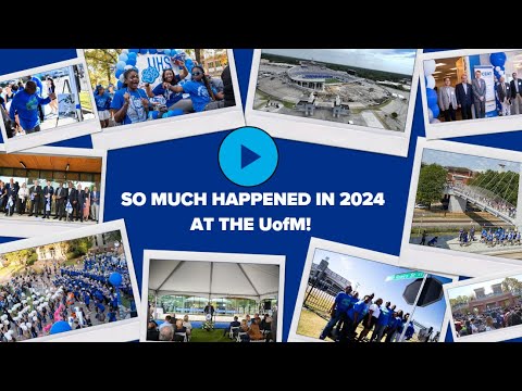 Happy Holidays from University Advancement at the UofM 💙