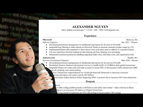 This Simple Resume Got Me Into Google.